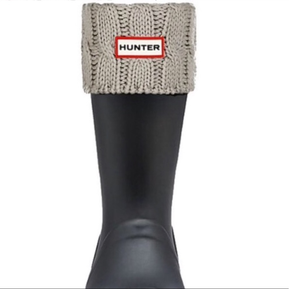 Kids gray Hunter boot sock